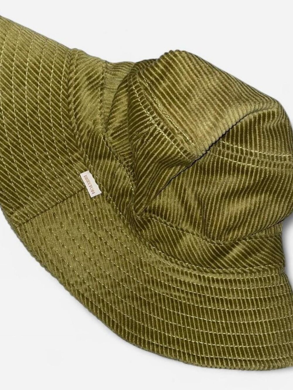 Brixton khaki green corduroy bucket hat